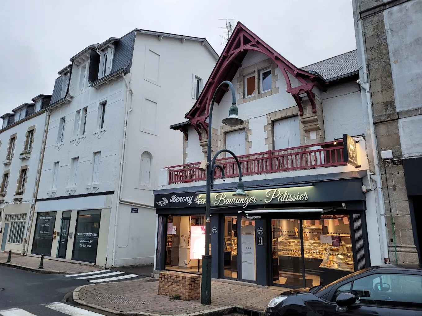 Facade de la boulangerie Benony au Pouliguen