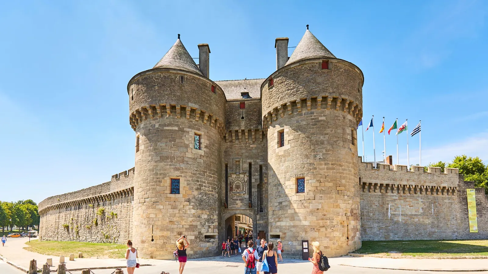 Porte Saint-Michel de la cité médiévale de Guérande