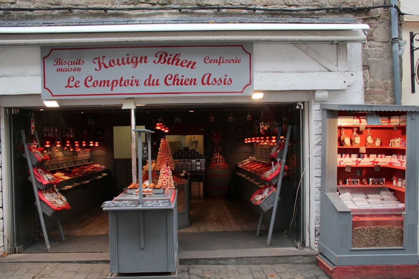 Devanture de Kouign Bihen à Guérande intra-muros