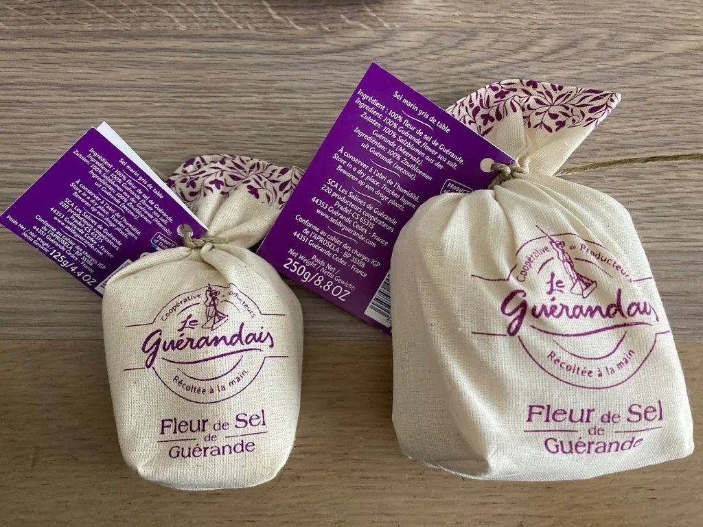 Sachets de fleur de sel de Guérande Le Guérandais